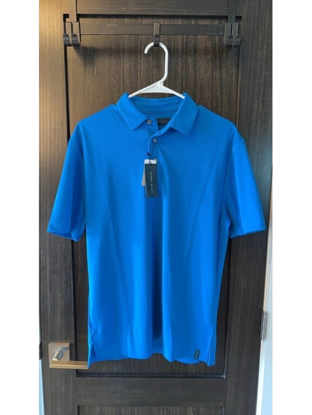 Perry Ellis Men's Blue Polo Shirt Small 0240